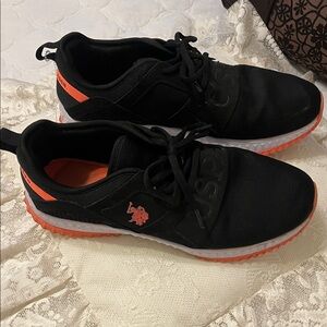 U.S. Polo Assn.  Black and pink Athletic Shoes